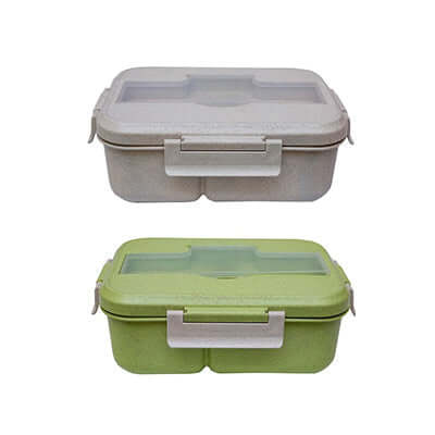 Wheat Fiber Lunch Box with Spoon and Fork Executive Corporate Gifts Singapore