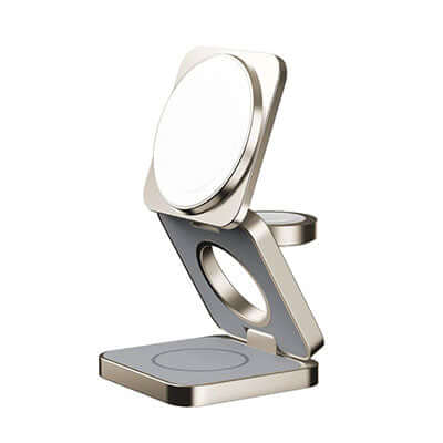 Momax Q2.Mag 3-in-1 Foldable Qi2 15W Magnetic Wireless Charging Stand Executive Corporate Gifts Singapore