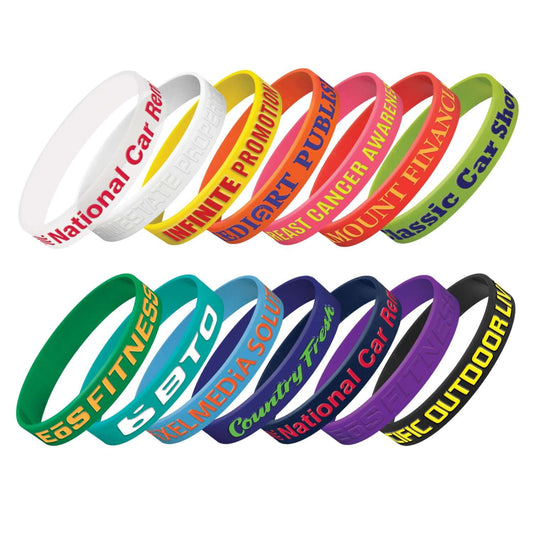 Silicone Wrist Band - Embossed Corporate Gift Singapore