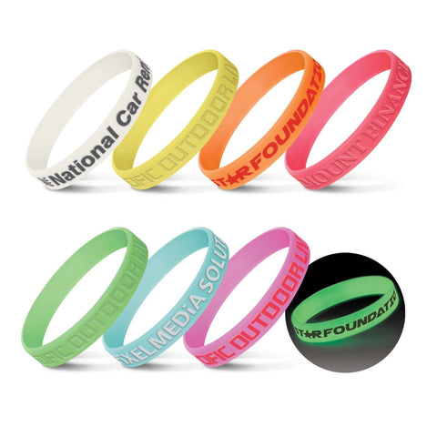 Silicone Wrist Band - Glow in the Dark Corporate Gift Singapore