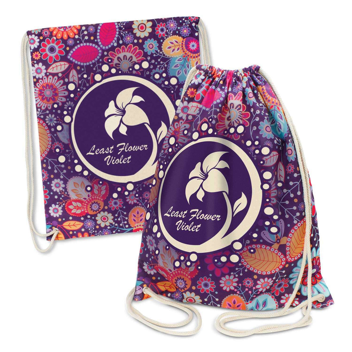 Brazil Cotton Drawstring Backpack Corporate Gift Singapore