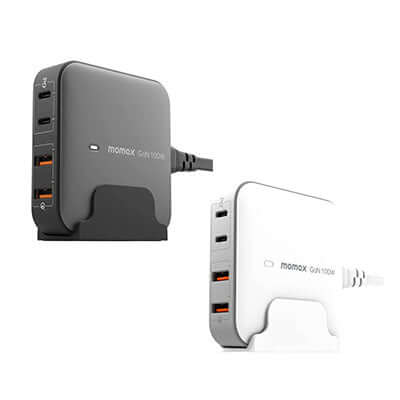 Momax OnePlug 4-Ports Desktop GaN Charger 100W Executive Corporate Gifts Singapore