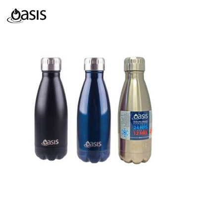 Oasis 350ml Stainless Steel Insulated Drink Bottle | AbrandZ Corporate Gifts