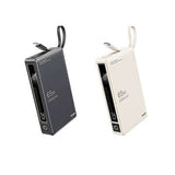Remax RPP-87 65W Powerbank with Cable 20000mAh in space grey and Yunyan rice colors.