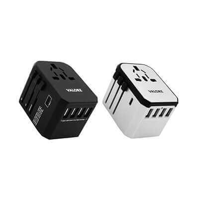 Valore Universal Travel Adaptor with 4 USB + 1 Type-C Output (AC57) Executive Corporate Gifts Singapore
