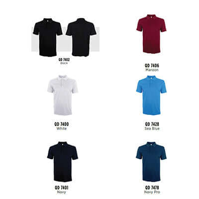 Unisex Quick Dry CVC Polo Shirt