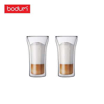 Bodum Assam 2 Pcs Glass Double Wall Large 0.4L Executive Corporate Gifts Singapore