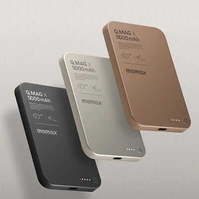 Momax Q.Mag X Magnetic Wireless Power Bank 5000mAh - Gen 2 Executive Corporate Gifts Singapore