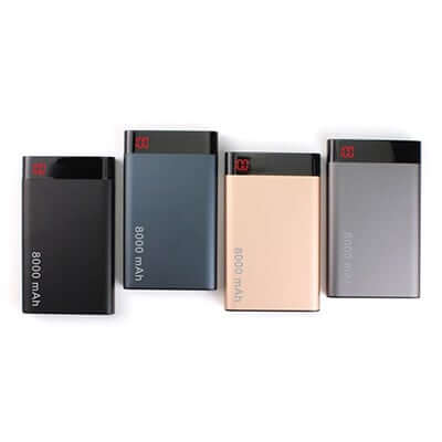 8000mAh Aluminium Power Bank