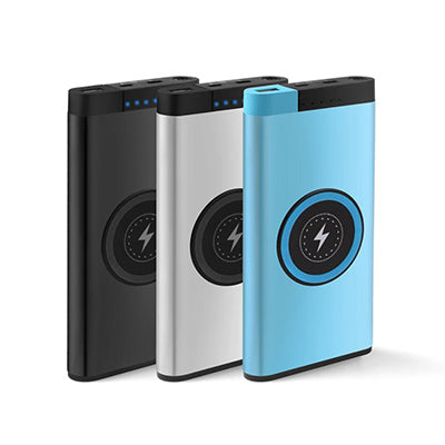 Metal Wireless Charging Power Bank 10000mAh Executive Corporate Gifts Singapore