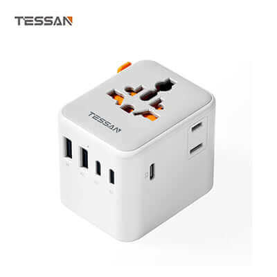 TESSAN 28W Travel Adapter with 2 USB A & 3 C Ports Corporate Gifts Singapore