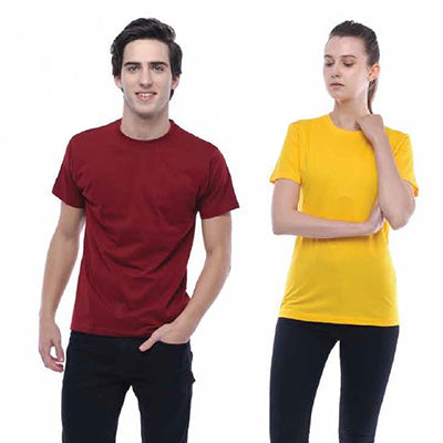 Short Sleeve T-Shirt with Matching Collar (Unisex) Executive Corporate Gifts Singapore