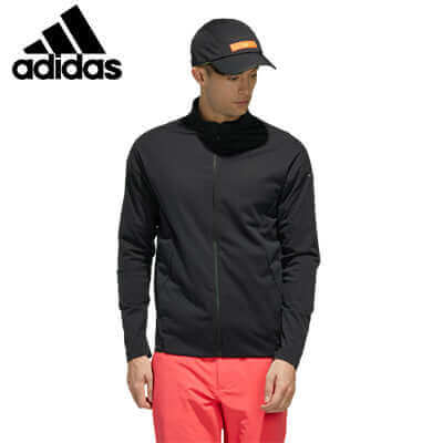 adidas Creator Golf Jacket in sleek black, providing style and comfort for your golf game, perfect for Executive Corporate Gifts.