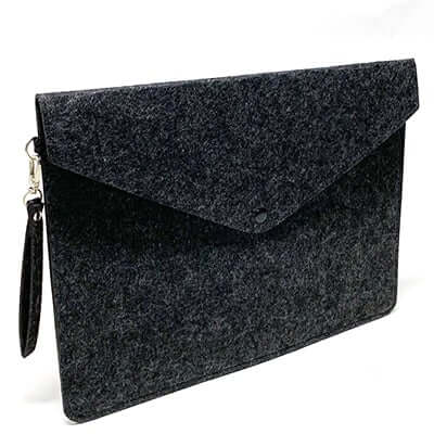 A4 Wool Felt Document Pouch Executive Corporate Gifts Singapore
