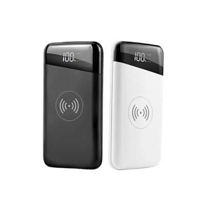 10000mAh Wireless Power Bank with LCD Display Executive Corporate Gifts Singapore