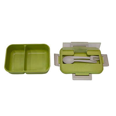 Wheat Fiber Lunch Box with Spoon and Fork Executive Corporate Gifts Singapore