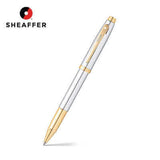 Sheaffer 100 Chrome with Gold Trims Rollerball Pen