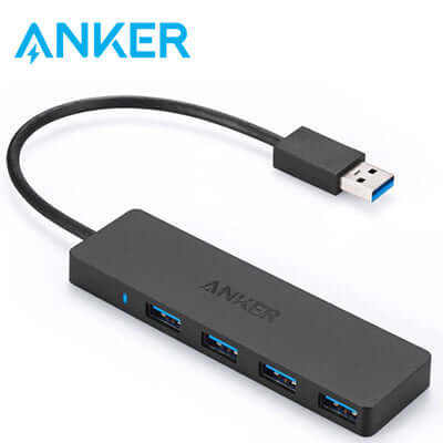 Anker 4-Port USB 3.0 Ultra Slim Data Hub Executive Gifts Singapore