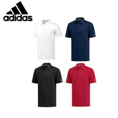 adidas MA Polo T-Shirt (Men) in four colors - white, navy, black, and red for stylish executive corporate gifts.