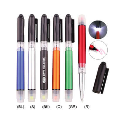 3-in-1 Plastic Pens Executive Corporate Gifts Singapore