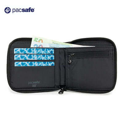 Pacsafe RFIDsafe RFID Blocking Zip Around Wallet Executive Corporate Gifts Singapore