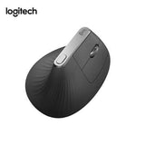 Logitech MX Vertical Advanced Ergonomic Mouse showing its unique vertical design and buttons, perfect corporate gift.