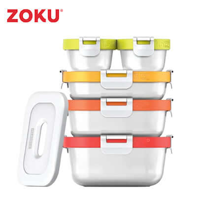 Zoku 11 Piece Neat Stack Food Container