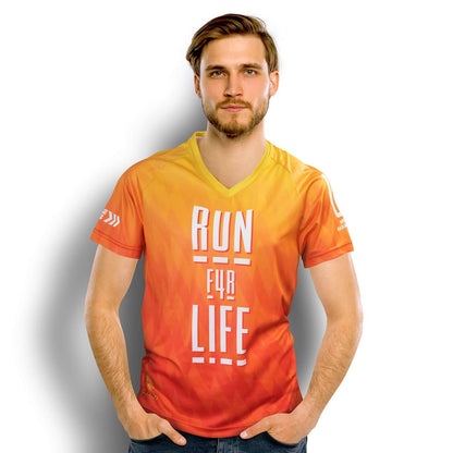 Custom Mens Performance V-Neck T-Shirt Corporate Gift Singapore