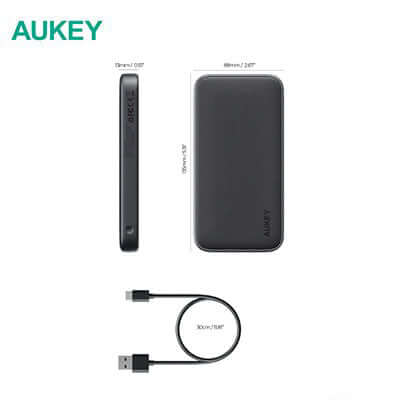 Aukey PB-Y46 Spark Go 10000mAh Fast Charging Power Bank Executive Corporate Gifts Singapore