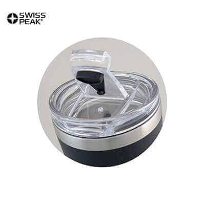Swiss Peak Vacuum Cup lid with secure screw-on Tritan feature for beverages, ideal Corporate Gift Singapore.