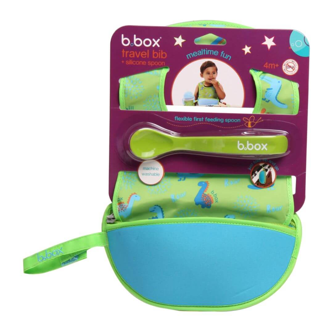 Eco Friendly B BOX Travel Bib + Silicone Spoon Executive Corporate Gifts Singapore