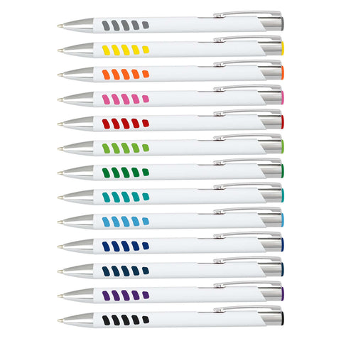 Panama Grip Pen - White Barrel Corporate Gift Singapore