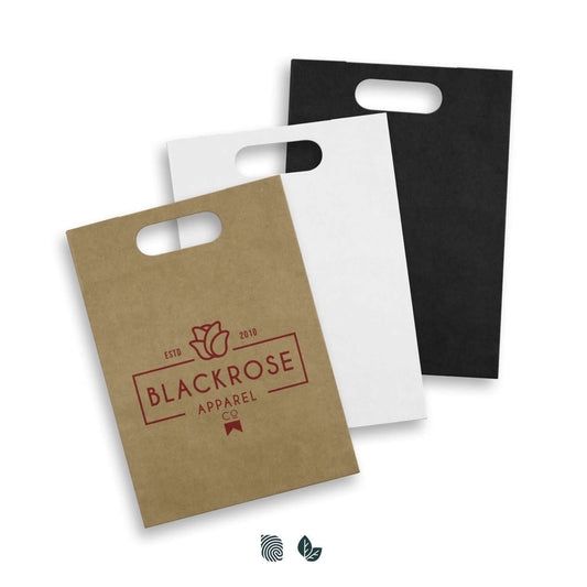 Large Die Cut Paper Bag Portrait Corporate Gift Singapore