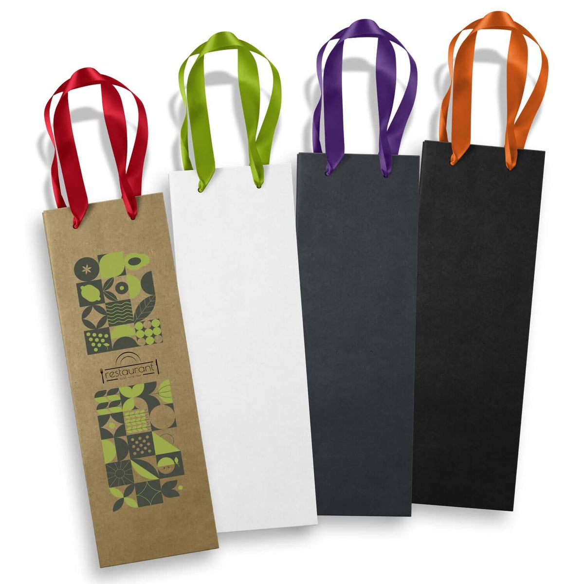 Champagne Ribbon Handle Paper Bag Corporate Gift Singapore
