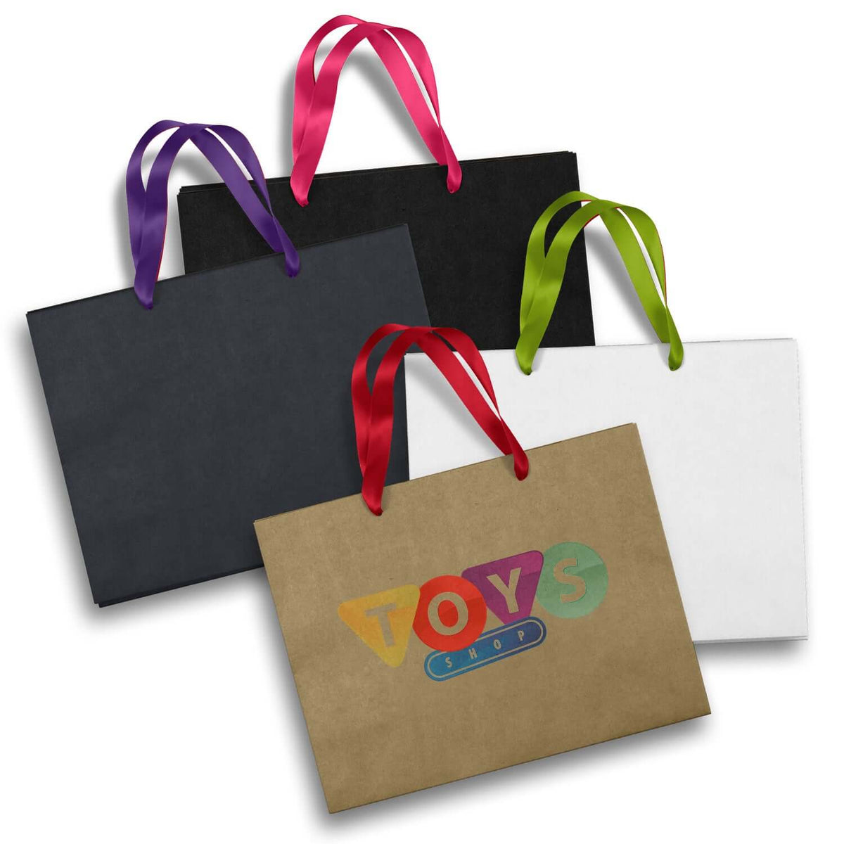 Large Ribbon Handle Paper Bag Corporate Gift Singapore