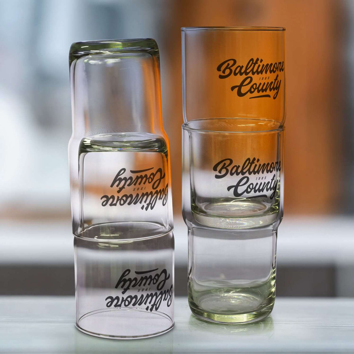Deco Stackable Glass 630ml Corporate Gift Singapore