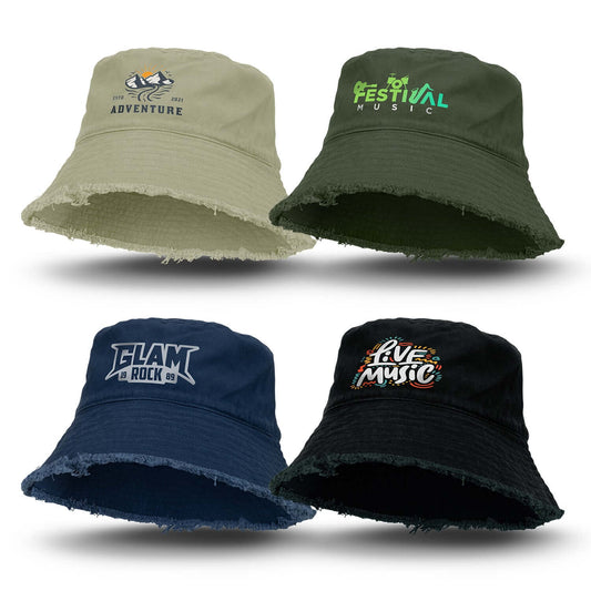 Raw Edge Bucket Hat Corporate Gift Singapore