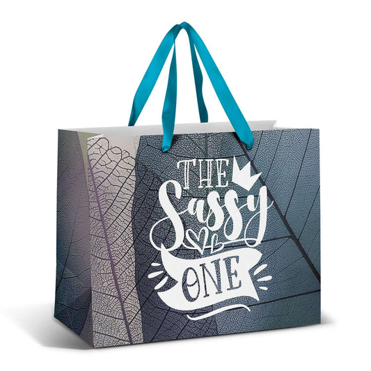 Large Ribbon Handle Paper Bag - Full Colour Corporate Gift Singapore