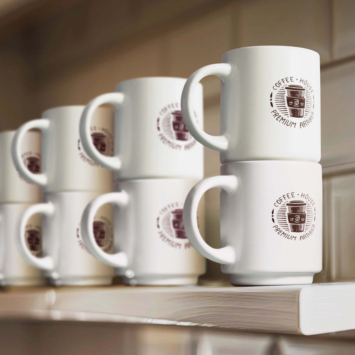 Espresso Stackable Coffee Mug Corporate Gift Singapore