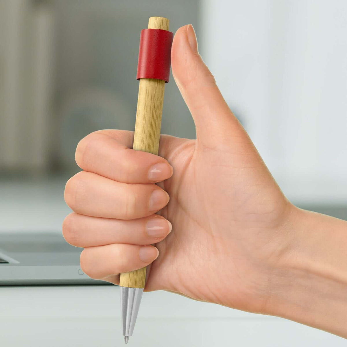 Unwind Bamboo Spinner Pen Corporate Gift Singapore