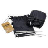 Frontier Torrent Camping Blanket with storage pouch and metal pegs for secure use, perfect as a Corporate Gift.