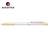 Sheaffer 100 Chrome with Gold Trims Rollerball Pen