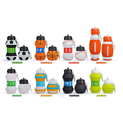 Portable Silicone Collapsible Sports Water Bottle Executive Corporate Gifts Singapore
