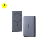Baseus PicoGo Ultra-Slim Magnetic Power Bank 5000mAh 20W with sleek design and magnetic charging feature.