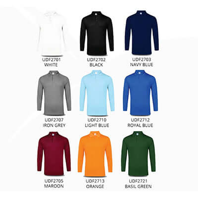 Ultifresh Performance Long Sleeve Polo T-Shirt (Unisex) Executive Corporate Gifts Singapore