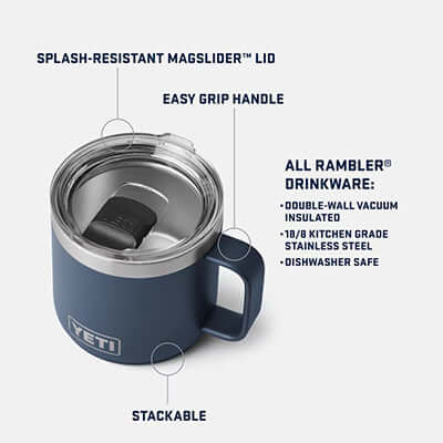 Yeti Rambler® 14 oz Stackable Mug with Magslider™ Lid Corporate Gifts Singapore