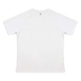 Custom Active T-Shirt in plain white, designed for comfort and active wear, perfect for corporate gifts.