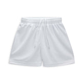Custom Active Shorts made from 100% polyester mesh fabric with elasticated waistband and drawstring.