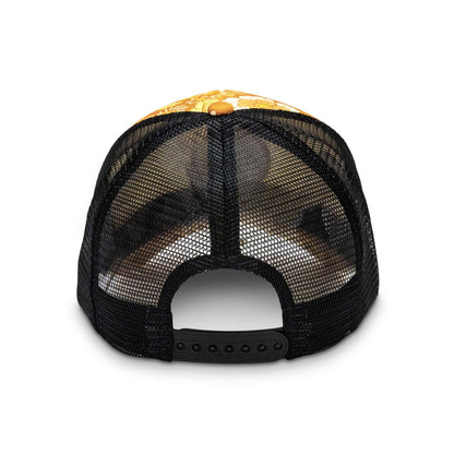 Cruise Custom Cap with Full Colour Patch back view showcasing mesh panels and adjustable snapback closure.