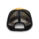 Cruise Custom Cap with Full Colour Patch back view showcasing mesh panels and adjustable snapback closure.